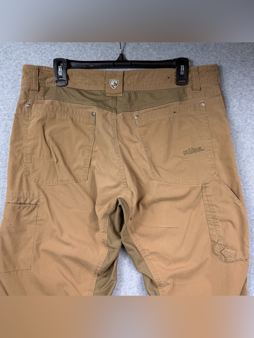 KĂHL Radikal Khaki Performance Hiking Trail Pants Menâs 34x34 - Picture 5 of 12